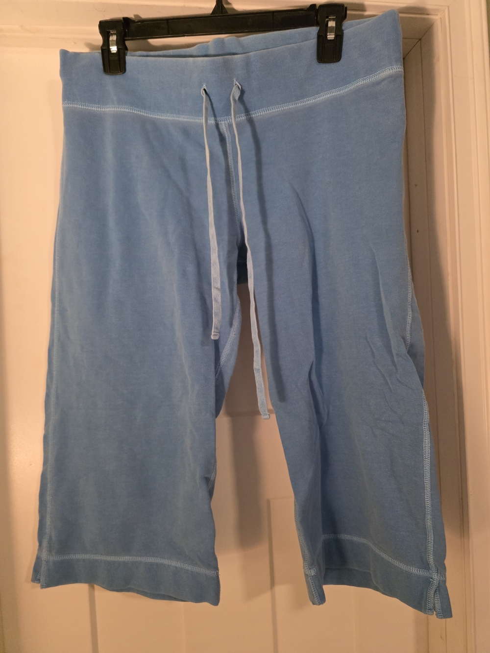 GAP Light Blue Capris Drawstring Waist